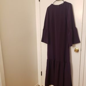 Gorgeous long dark purple dress